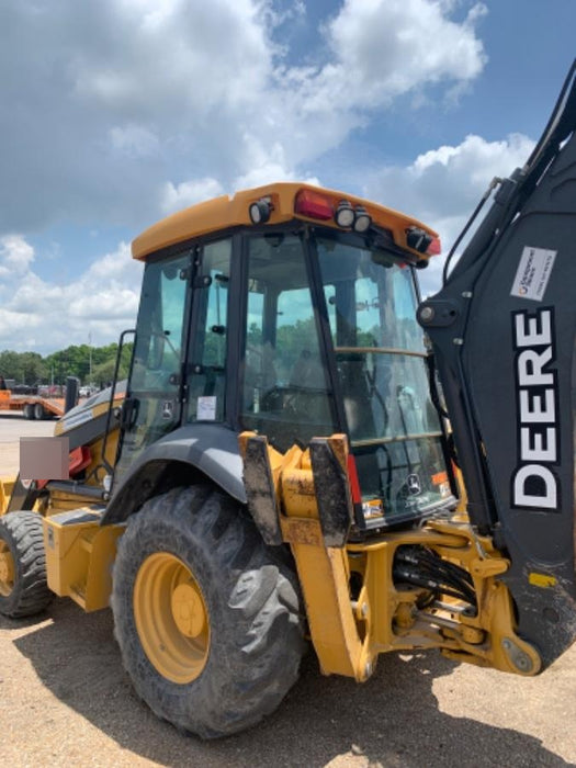 2020 John Deere 310LEP Cab/Heat/Air, 4WD, Standard Stick, Pilot Controls, 2 Way Hydraulics, TAG Manual QC