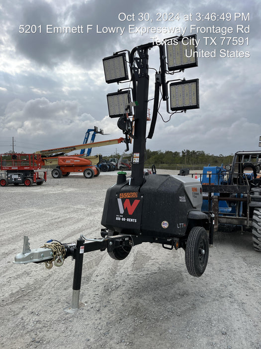 2024 Wacker Neuson LTT4 Diesel, Kohler KDW702, Deep Sea Controller, Auto Start, LED 320W, Bypass Outlet, T3