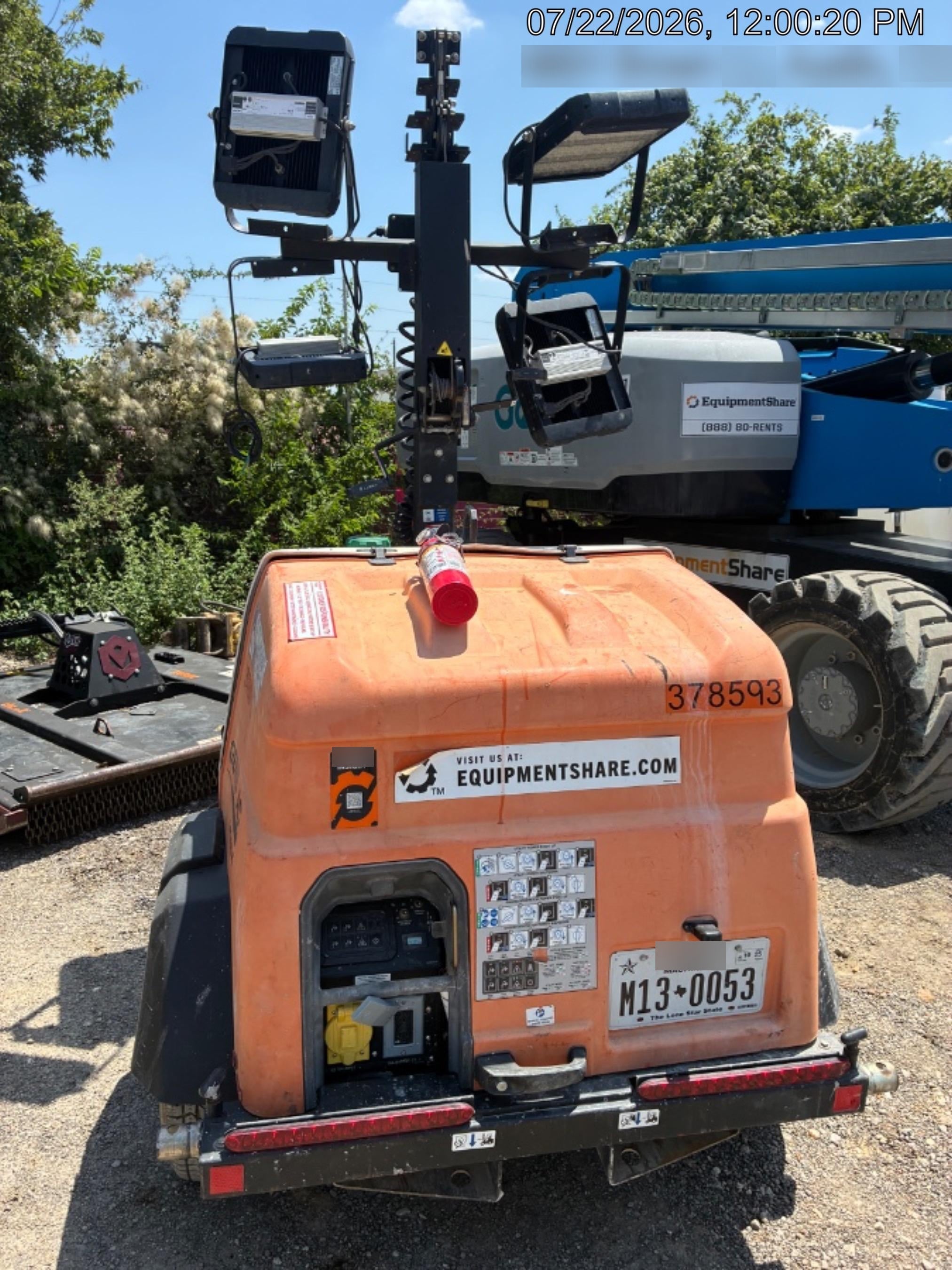 2023 Generac MLT2 Diesel, Flex Switch 120V Input, Powerzone Controller, 
(4) 320W LED Lights, 4kW Generator, 39.9 Gal Fuel Tank, 2" Ball, T3