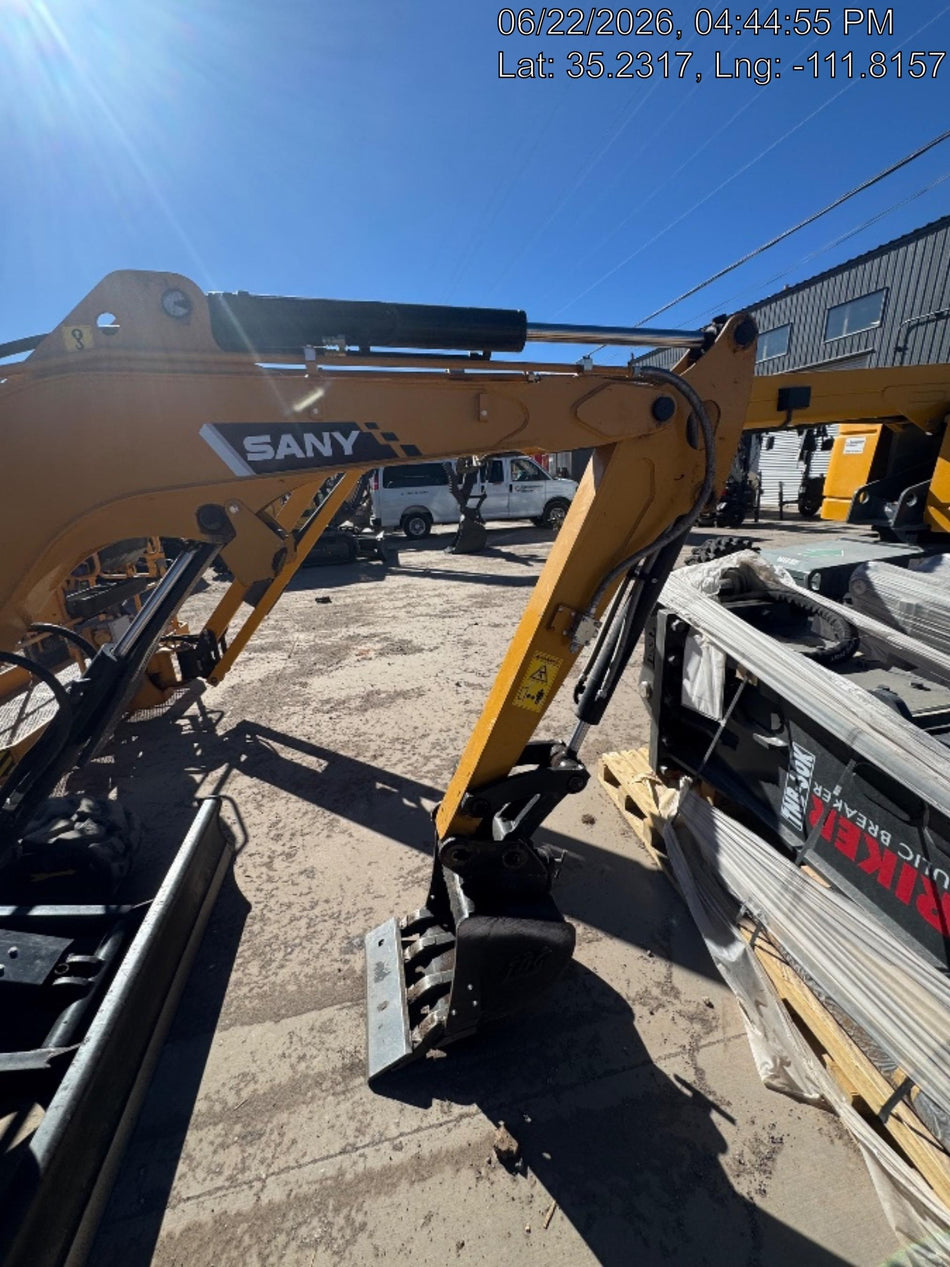 2022 Sany SY26 Standard Mini Excavator