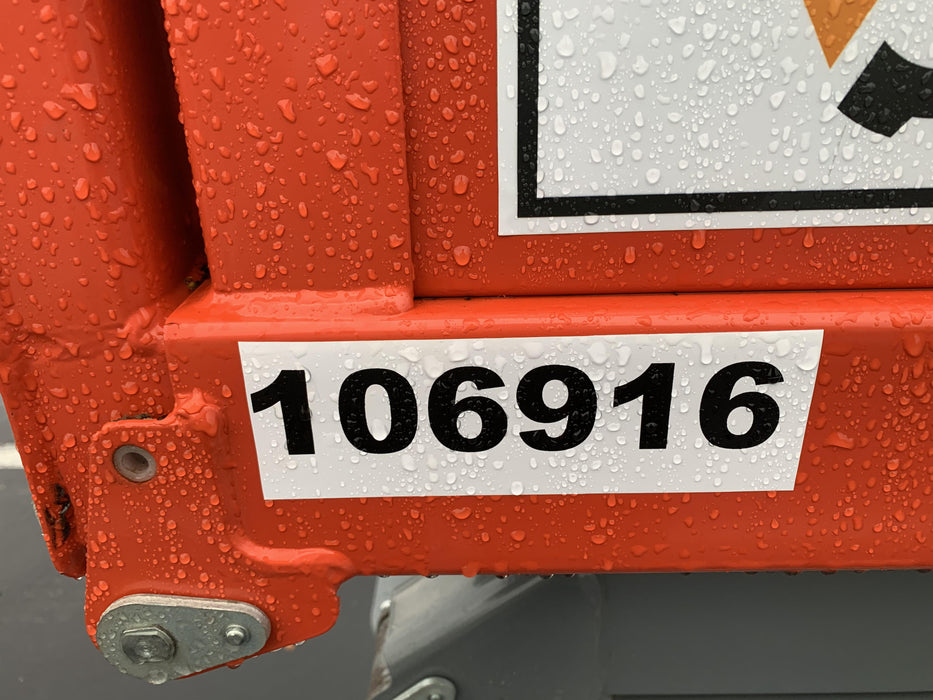 2020 Skyjack SJIII-3219 Solid NM Tires, Half height spring hinged entry gate, Dual Beacons, 800W Inverter