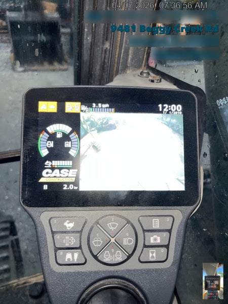 2017 Case CX350D CAB A/C, 13'-3" ARM, STEEL TRACKS