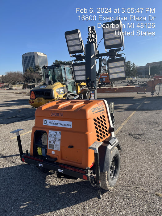 2023 Generac MLT2 Diesel, Flex Switch 120V Input, Powerzone Controller, (4) 320W LED Lights, 4kW Generator, 39.9 Gal Fuel Tank, 2" Ball, T3