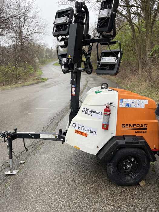 2023 Generac MLT2 Diesel, Flex Switch 120V Input, Powerzone Controller, 
(4) 320W LED Lights, 4kW Generator, 39.9 Gal Fuel Tank, 2" Ball, T3