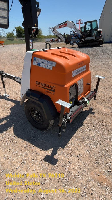 2023 Generac MLT2 Diesel, Flex Switch 120V Input, Powerzone Controller, (4) 320W LED Lights, 4kW Generator, 39.9 Gal Fuel Tank, 2" Ball, T3