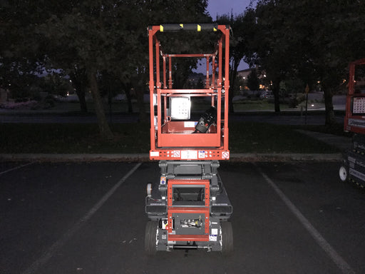 2020 Skyjack SJIII-3219 Solid NM Tires, Half height spring hinged entry gate, Dual Beacons, 800W Inverter