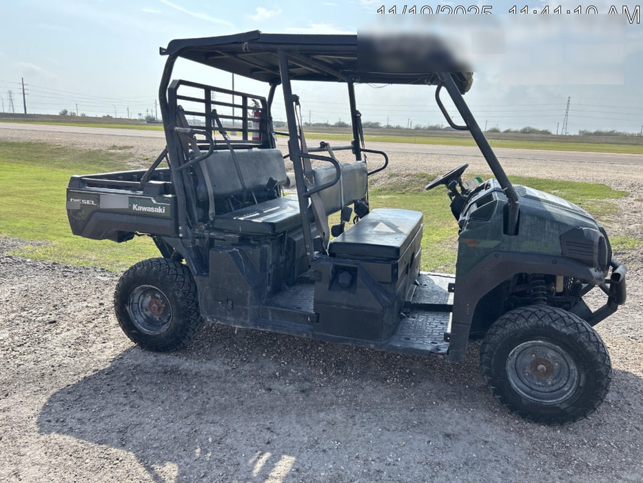 2019 Kawasaki Mule PRO-DXT Standard Options, Backup Alarm, Beacon, Plastic Hard Top, Poly Windshield, Horn Kit