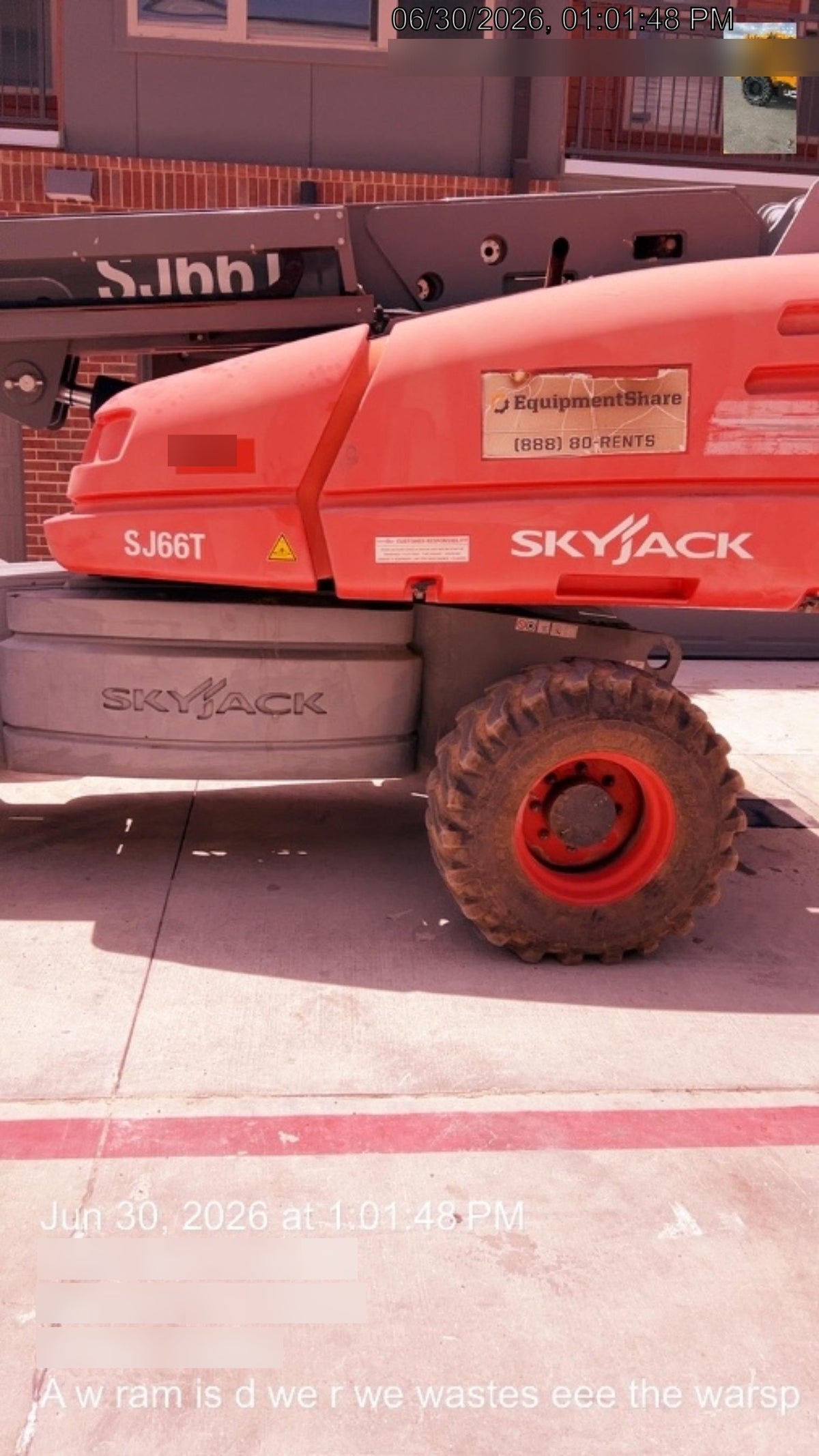 2019 SKYJACK SJ66T