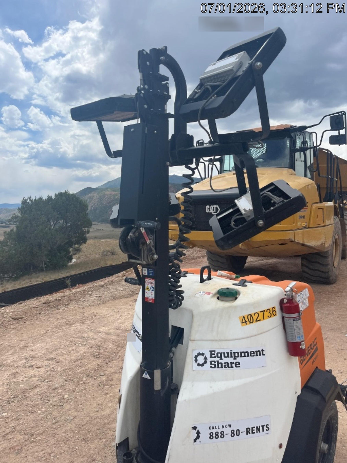 2024 Generac MLT2 Diesel, Flex Switch 120V Input, Powerzone Controller, 
(4) 320W LED Lights, 4kW Generator, 39.9 Gal Fuel Tank, 2" Ball, T3