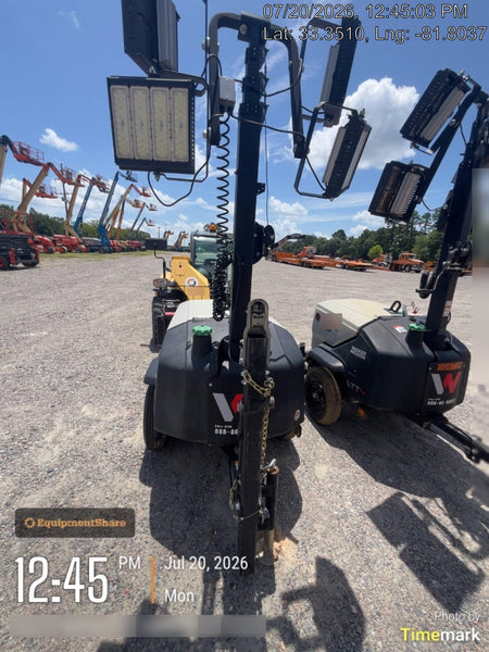 2024 Wacker Neuson LTT4 Diesel, Kohler KDW702, Deep Sea Controller, Auto Start, LED 320W, Bypass Outlet, T3