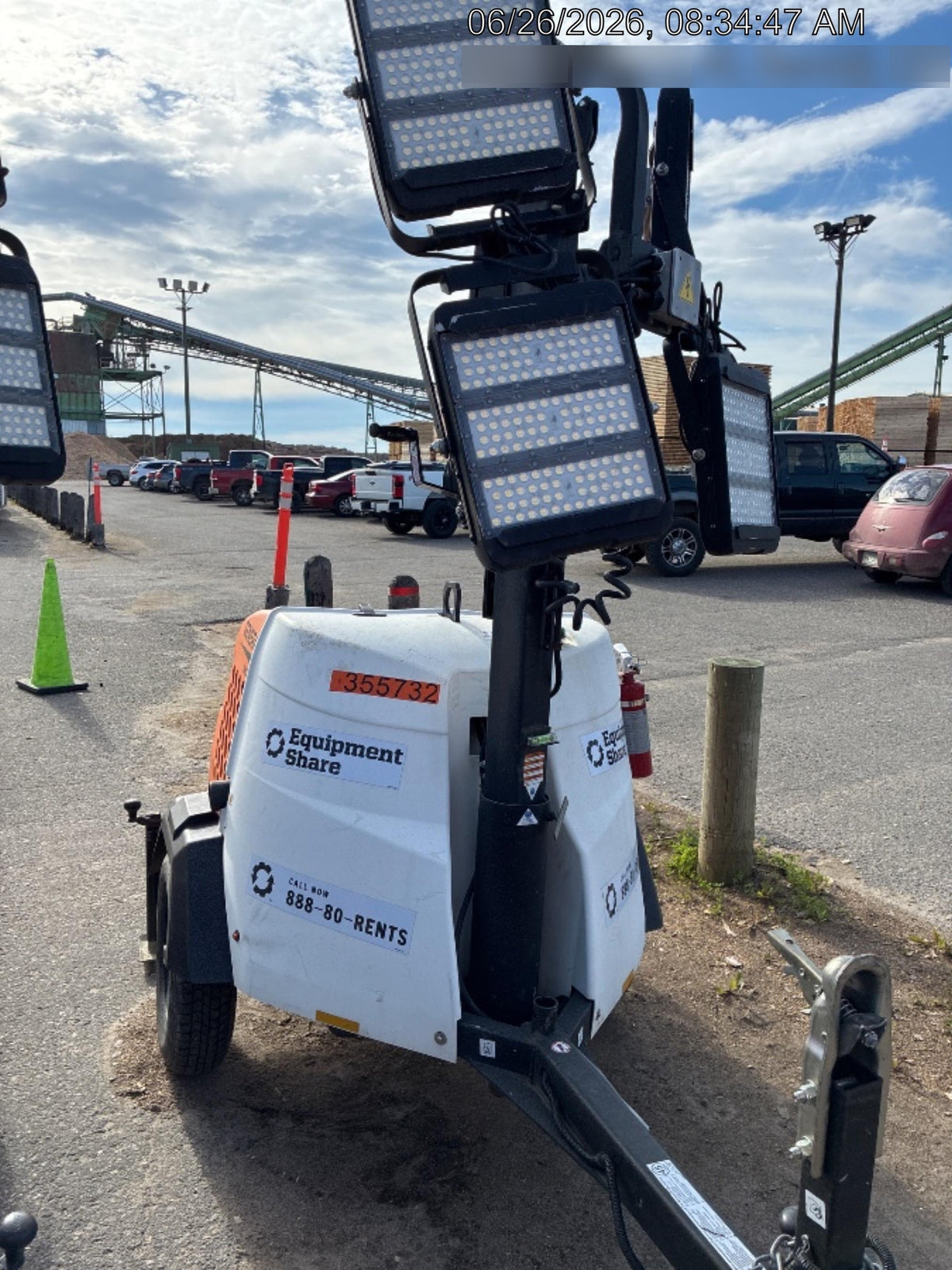 2023 Generac MLT2 Diesel, Flex Switch 120V Input, Powerzone Controller, 
(4) 320W LED Lights, 4kW Generator, 39.9 Gal Fuel Tank, 2" Ball, T3