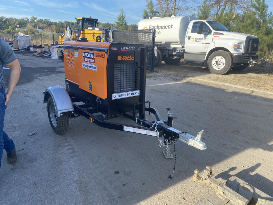 2022 Lincoln Electric LE400 Kubota V1505, Trlr, Cable Rack, Light Kit, ES Decals, T3