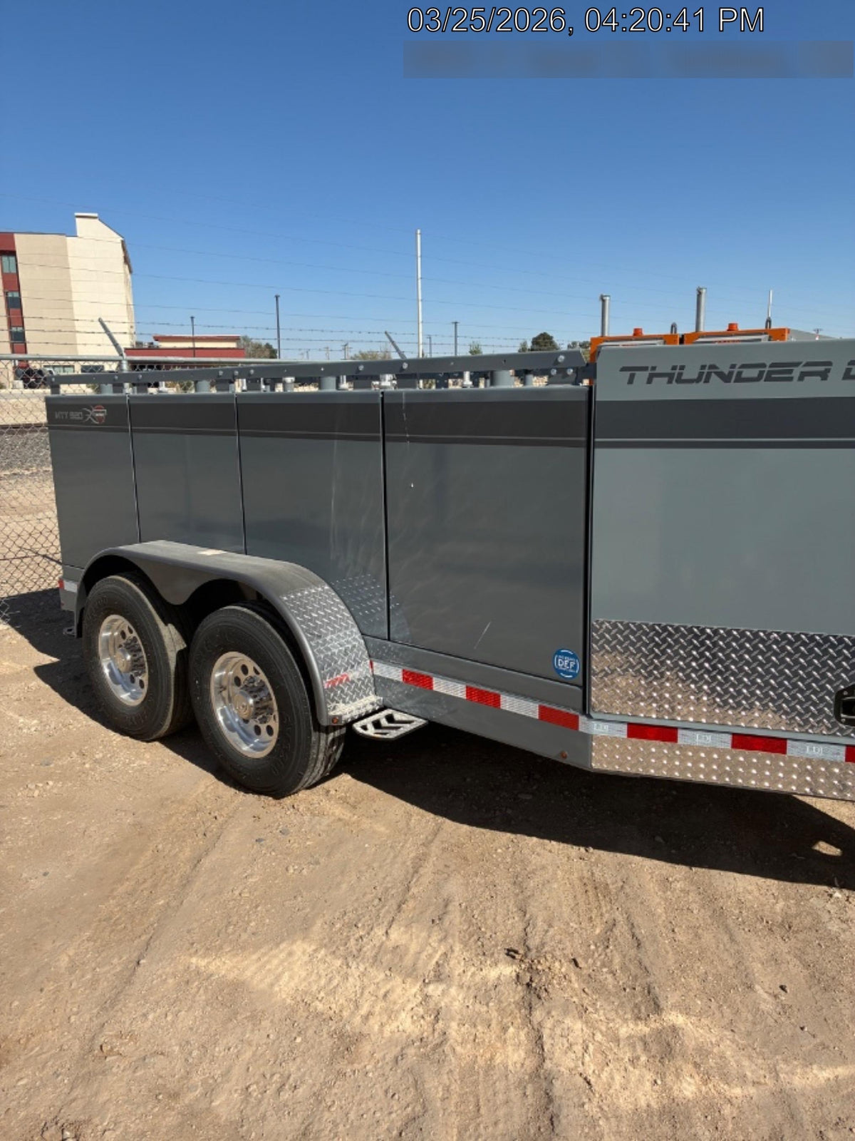 2026 THUNDER CREEK MTT920 - Hazmat not required