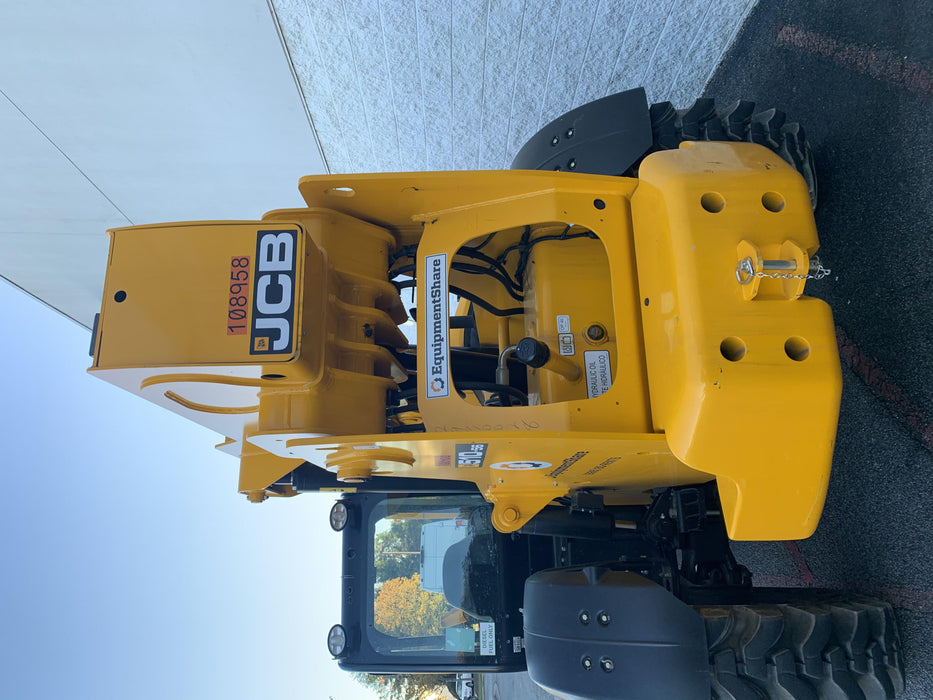2020 JCB 510-56 Canopy, Solid Tires, Work Lights, Beacon, Aux Hydraulics, Back up Alarm, Lifting Eye, ES Decals