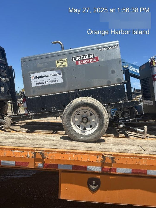 2019 Lincoln Electric Vantage 322 Lincoln Vantage 322 Welder w/Trailer, Light Kit, Cable Rack