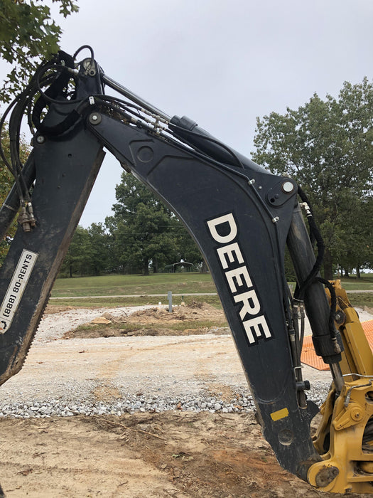 2020 John Deere 410L - Extendable Stick Cab/Heat/Air, 4WD, Extendable Stick, Pilot Controls, 2 Way Hydraulics, TAG Manual QC