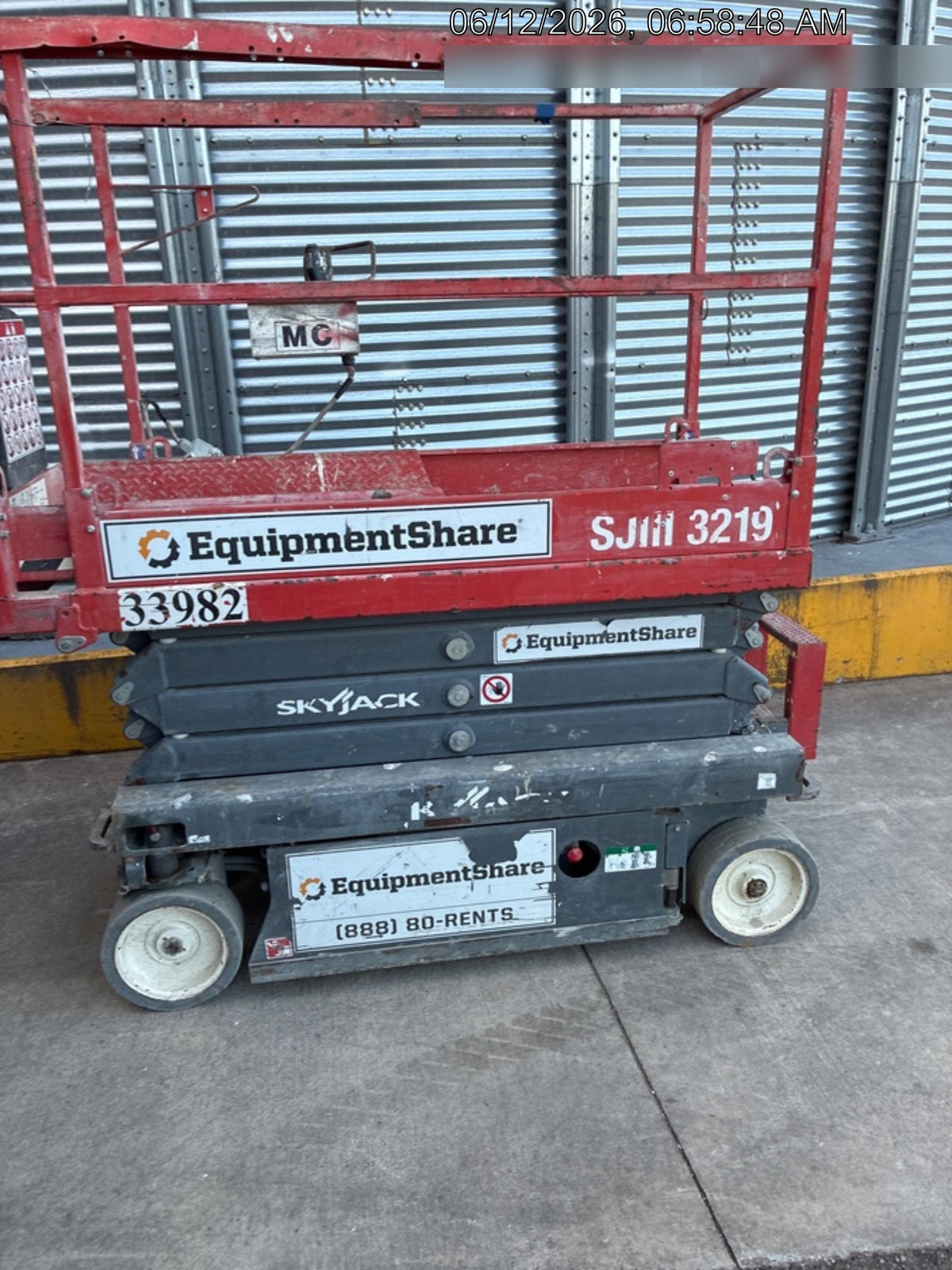 2019 Skyjack SJIII-3219 Standard w/Trojan Batteries