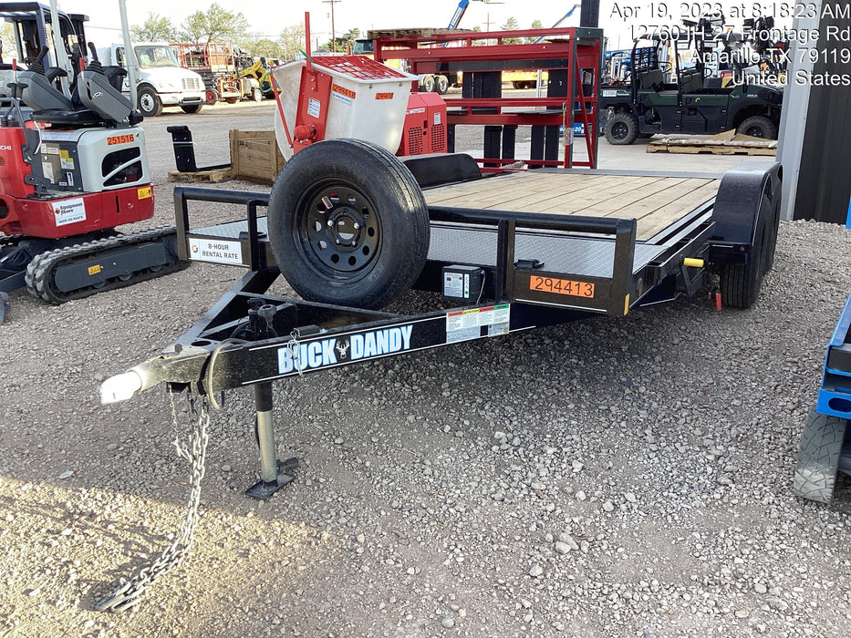 2023 BUCK DANDY 16' Light Duty Tilt Car Hauler