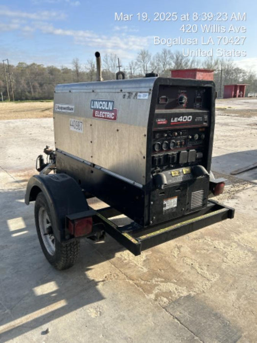 2024 Lincoln Electric LE400 Kubota V1505, Trlr, Cable Rack, Light Kit, ES Decals, T3