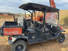 2022 Kubota RTV-X1140W-H Plastic Canopy, Windshield Acrylic Clear, LED Strobe Light, Wire Harness Kit, Back up Alarm