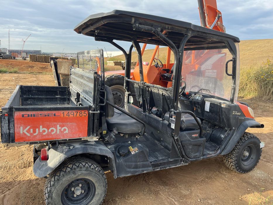 2022 Kubota RTV-X1140W-H Plastic Canopy, Windshield Acrylic Clear, LED Strobe Light, Wire Harness Kit, Back up Alarm