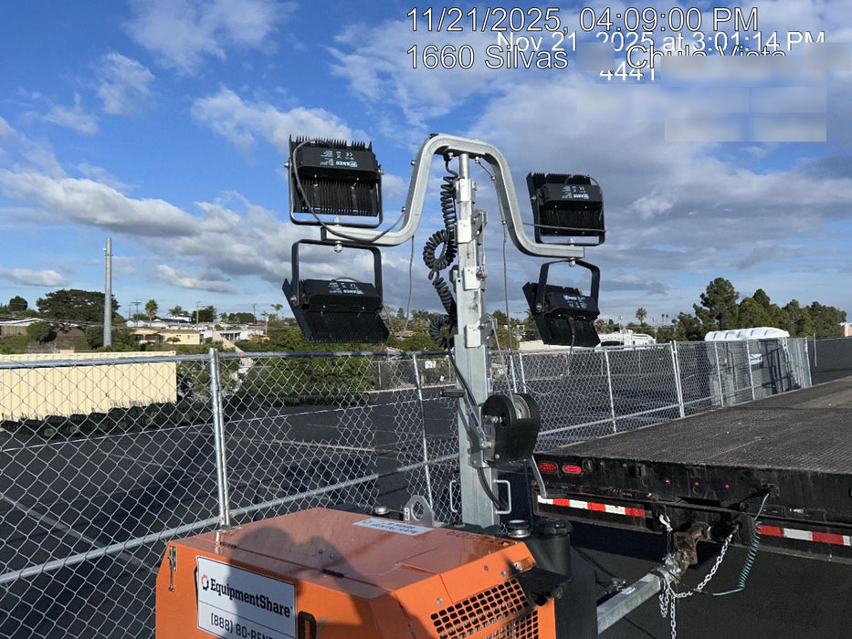 2024 Wanco WLTT-4MM4K Diesel, Deep Sea Controller, Shore Power Plug, Auto Start, (4) 350W LED Floodlights, 4kW Generator, 60 Gal Fuel Tank, 2" Ball, T3