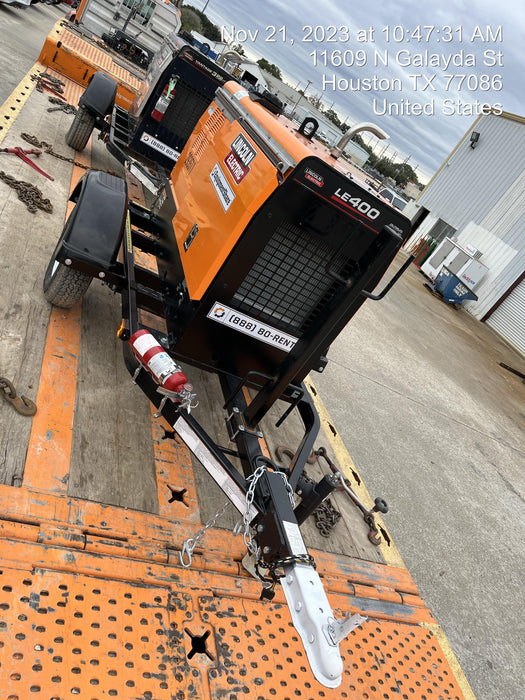 2022 Lincoln Electric LE400 Kubota V1505, Trlr, Cable Rack, Light Kit, ES Decals, T3