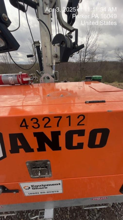 2024 Wanco WLTT-4MM4K Diesel, Deep Sea Controller, Shore Power Plug, Auto Start, (4) 350W LED Floodlights, 4kW Generator, 60 Gal Fuel Tank, 2" Ball, T3