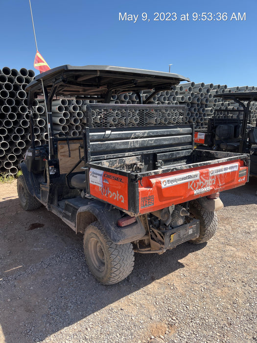 2022 Kubota RTV-X1140W-H Plastic Canopy, Windshield Acrylic Clear, LED Strobe Light, Wire Harness Kit, Back up Alarm