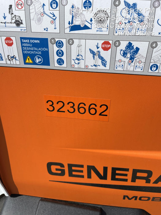 2023 Generac MLT2 Diesel, Flex Switch 120V Input, Powerzone Controller, (4) 320W LED Lights, 4kW Generator, 39.9 Gal Fuel Tank, 2" Ball, T3