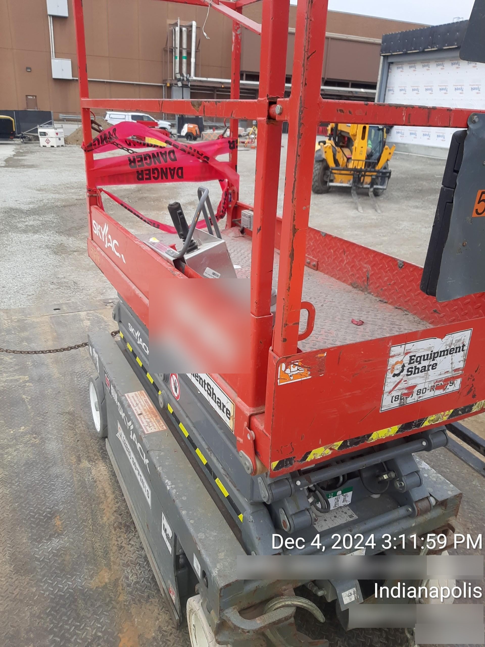 2016 Skyjack SJIII-3219 Standard Rental Specs