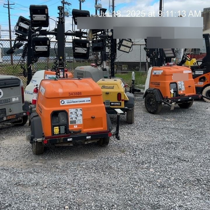 2019 Wacker Neuson LTV6K-LED Standard LED Towable Light Tower w/None