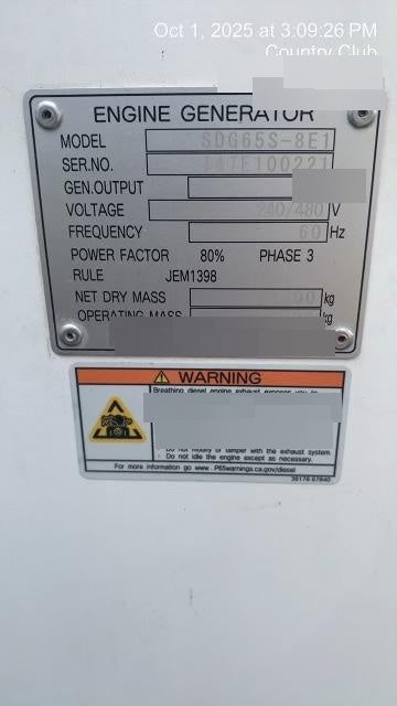 2022 AIRMAN SDG65S-8E1