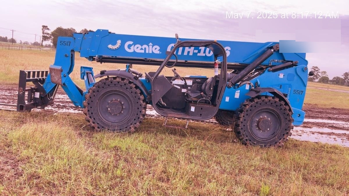 2017 Genie GTH-1056 Genie GTH1056, Solid Tires, 60" carriage, Open ROPS