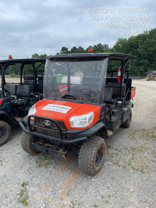 Kubota RTV-X1140W-H Plastic Canopy, Windshield Acrylic Clear, LED Strobe Light, Wire Harness Kit, Back up Alarm