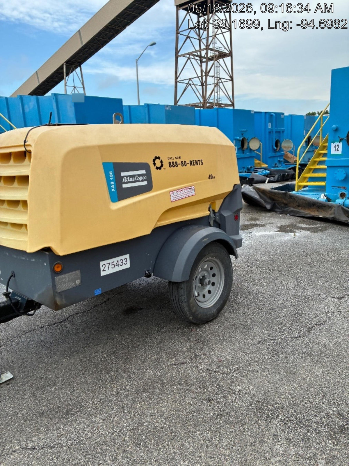 2022 ATLAS COPCO XAS188 CWK