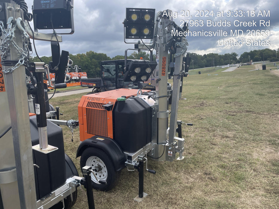 2024 Wanco WLTT-4MM4K Diesel, Deep Sea Controller, Shore Power Plug, Auto Start, (4) 350W LED Floodlights, 4kW Generator, 60 Gal Fuel Tank, 2" Ball, T3