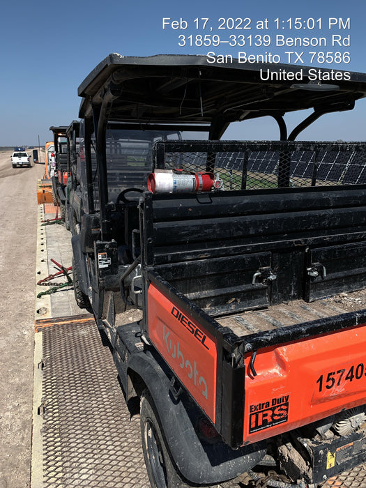 2021 Kubota RTV-X1140W-H Plastic Canopy, Windshield Acrylic Clear, LED Strobe Light, Wire Harness Kit, Back up Alarm