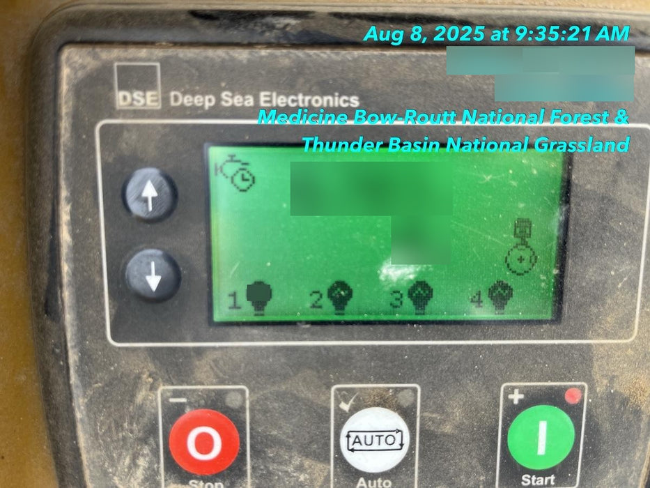 2022 Allmand NLV3GR (4) LED Light Fixture 350W, 23' Vertical Mast, 3kW Prime, Towable, ES Decals, T3