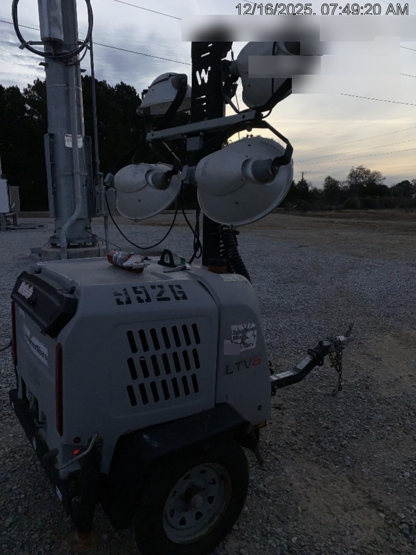Wacker Neuson LTV6K-MH Wacker Neuson LTV6K Towable Light Tower