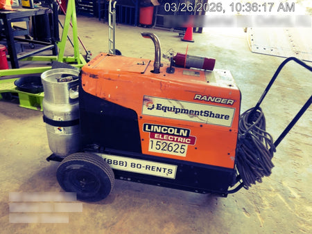 2021 Lincoln Electric Ranger 305 LPG LPG One-Pak (includes undercarriage, tank holder & tank strap) ORANGE