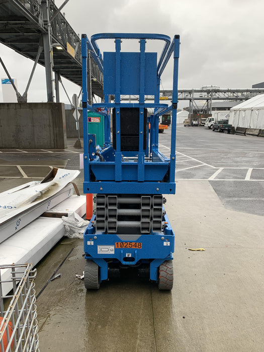 2020 Genie GS-1930 Solid Non Marking Tires, Beacon, Folding rails with half height swing gate, 800W Inverter