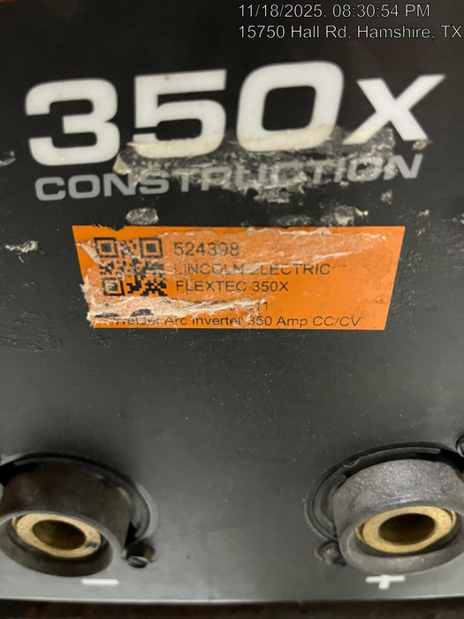 2025 LINCOLN ELECTRIC FLEXTEC 350X