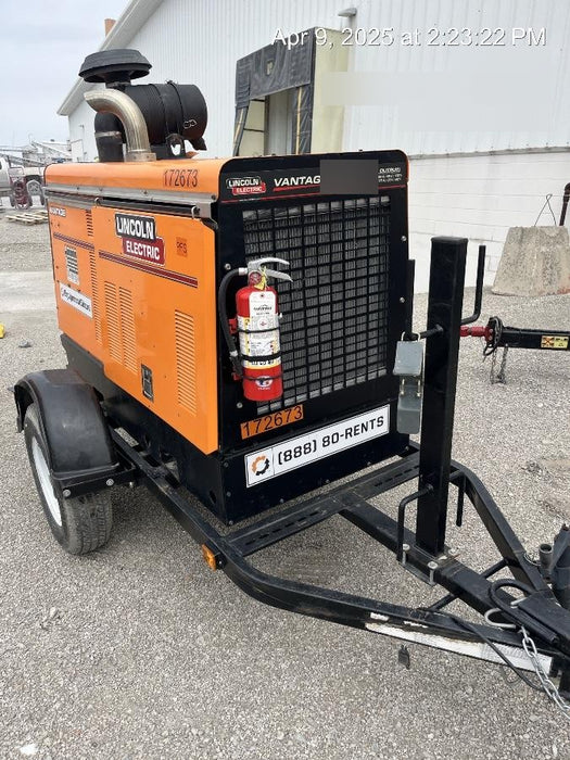 2021 Lincoln Electric Vantage 549X Ready Pak 3, ORANGE (includes trailer, cable rack, fender light kit)
