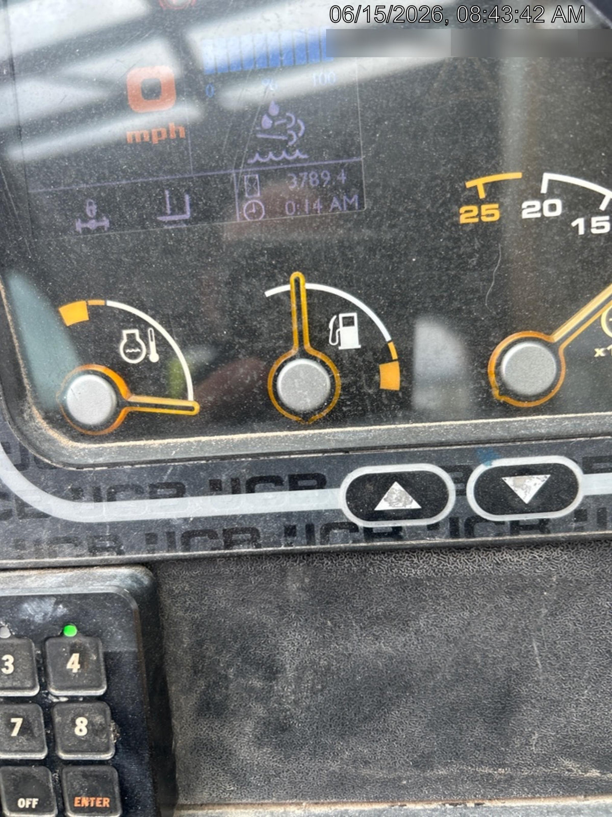 2019 JCB 512-56 Enclosed Cab, 109 HP, Solid Tires, Worklights, Beacon, Aux Hydraulics, Lifting Eye w/60" Carriage/60" Forks
