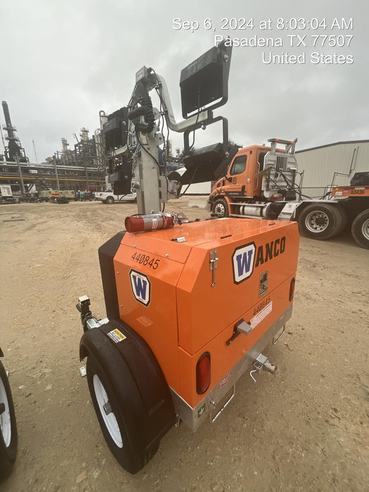 2024 Wanco WLTT-4MM4K Diesel, Deep Sea Controller, Shore Power Plug, Auto Start, (4) 350W LED Floodlights, 4kW Generator, 60 Gal Fuel Tank, 2" Ball, T3