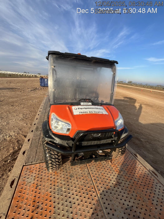 2021 Kubota RTV-X1140W-H Plastic Canopy, Windshield Acrylic Clear, LED Strobe Light, Wire Harness Kit, Back up Alarm