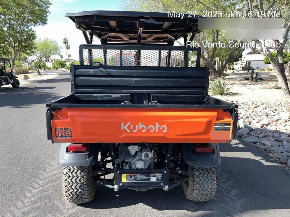 2022 Kubota RTV-X1140W-H Plastic Canopy, Windshield Acrylic Clear, LED Strobe Light, Wire Harness Kit, Back up Alarm