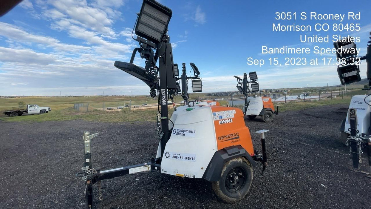 2023 Generac MLT2 Diesel, Flex Switch 120V Input, Powerzone Controller, (4) 320W LED Lights, 4kW Generator, 39.9 Gal Fuel Tank, 2" Ball, T3