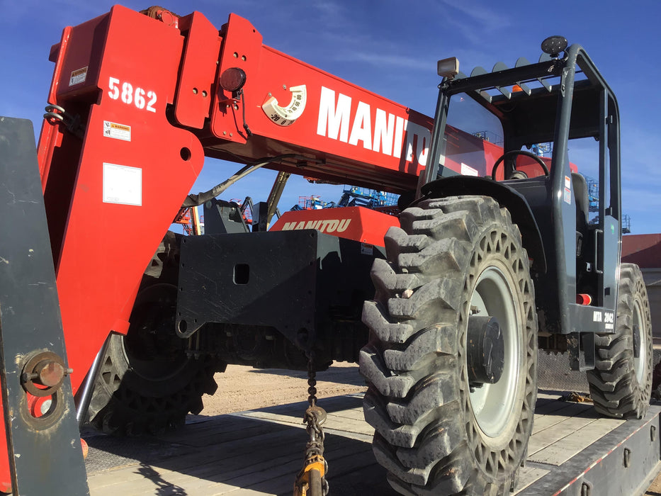 2018 Manitou 12042 Manitou MTA 12042, Solid Tires, 66" Carriage, Open ROPS, Flashing Beacon and Work Light Package